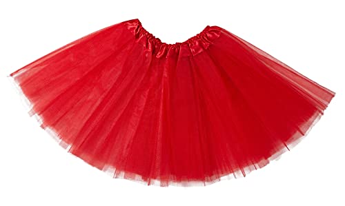 Roter Tutu-Rock für Damen und Teens.