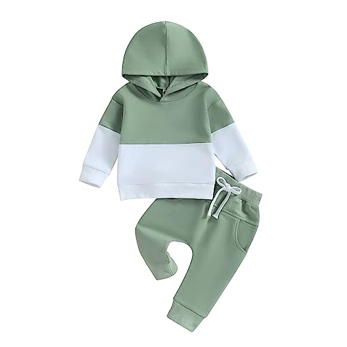 Zweiteiliges Set für Baby Jungen – Grün