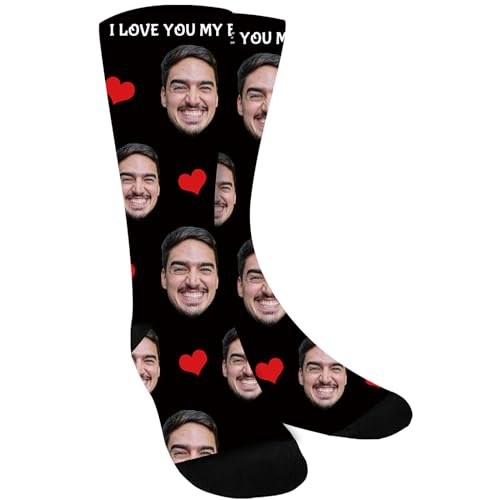 Personalisierte Socken mit eigenem Gesicht