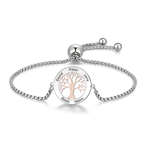 Personalisiertes Armband Tree of Life - Gravur