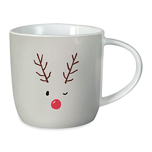 Rentier Kaffeetasse für Weihnachten | Porzellan, 300ml