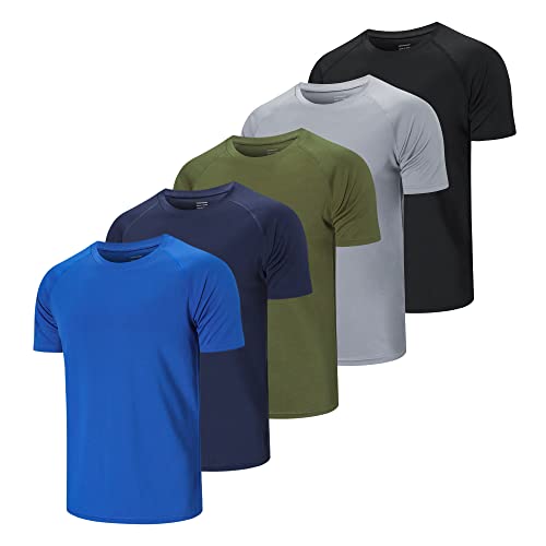 Herren Sport T-Shirt Set 5er-Pack