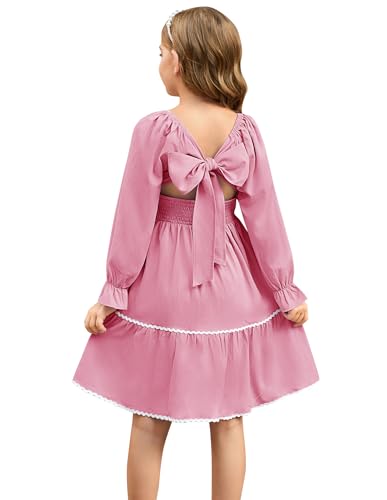 Rosa Prinzessin Kleid für Mädchen 7-8 Jahre