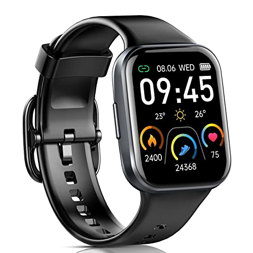 Fitness-Smartwatch mit HD Farbdisplay und Pulsmesser