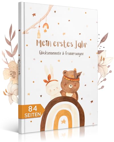 „EULENTALER® Babytagebuch (Boho) - Kreativ gestaltet“