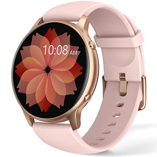 Damen Smartwatch wasserdicht, Touchscreen, Pulsmesser, Sportuhr