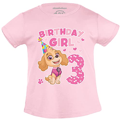 Skye Geburtstagsmädchen T-Shirt 104 Rosa