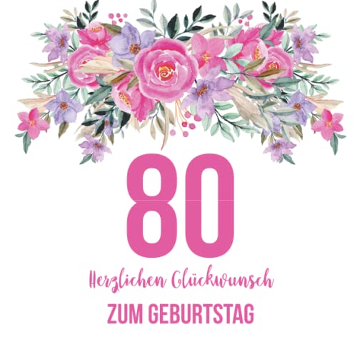 Personalisiertes Fotoalbum zum 80. Geburtstag