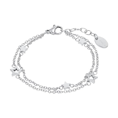 Kinder Armband aus Edelstahl, Silber, Stern