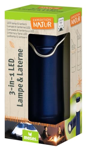 Kinder LED Campinglicht, 2in1 Lampe, Dunkelblau.