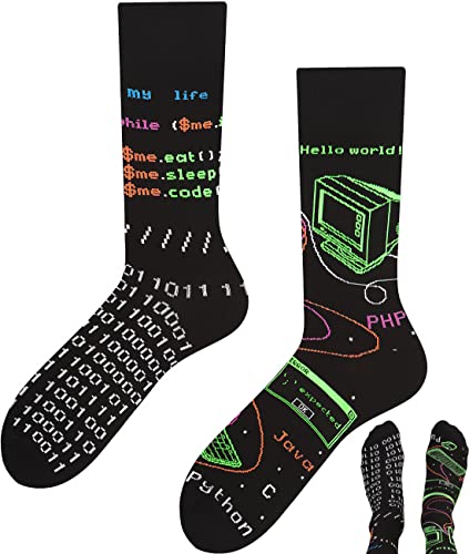 Bunte Lustige Socken für Informatiker