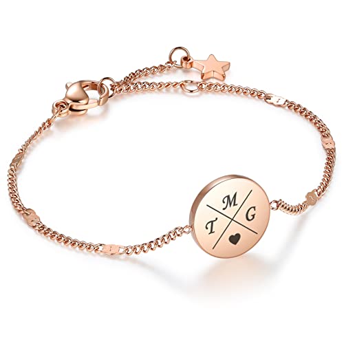 Personalisiertes Armband mit Initialen | Geschenkidee