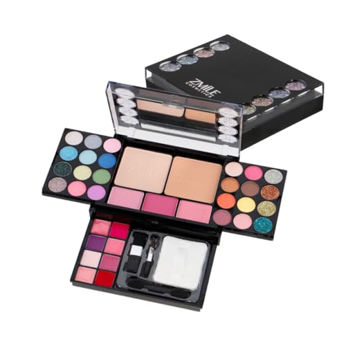 Veganes Make-up Set mit Spiegel - Perfekt für unterwegs!