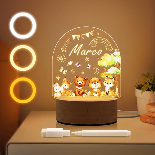 Personalisiertes LED Nachtlicht für Babys