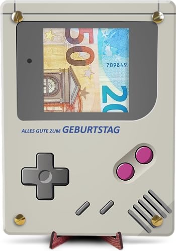 Retro Gaming Konsole aus Holz - Zockergeschenk.