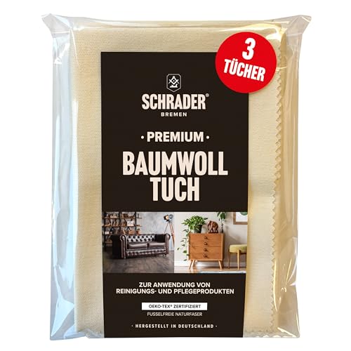 Premium Baumwolltuch für alle Oberflächen - 3 Stück