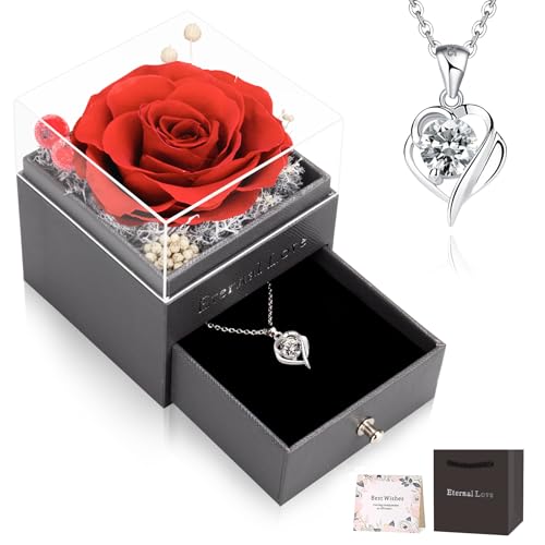 Ewige Rose: Schmuck-Geschenk für Frauen