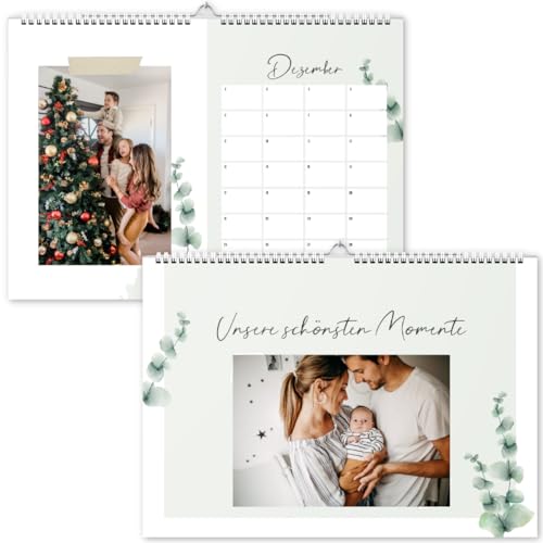 DIY Fotokalender Eucalyptus Design - Geschenk