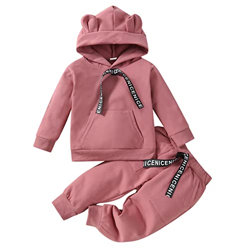 Niedlicher Tiere Hoodie Set für Kinder.