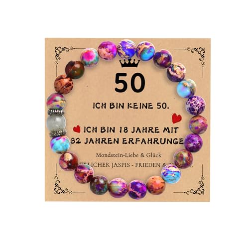 Naturstein Armband: Perfektes 50. Geburtstagsgeschenk!