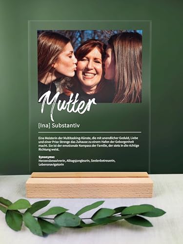 Personalisiertes Acryl-Foto: Definition der Mutterliebe