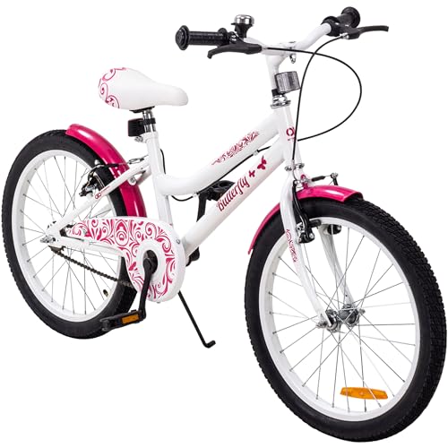 Kinderfahrrad Butterfly 20 Zoll für Mädchen.