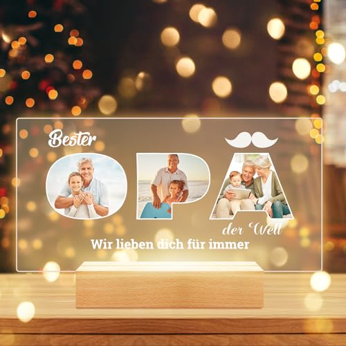 Personalisiertes Fotoalbum für Opa - Weihnachtsgeschenk