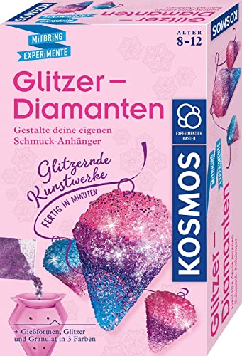 Funkelnde Glitzer-Diamanten: Schmuck selber machen!