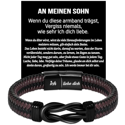 Lederarmband für Sohn - Ideales Geschenk