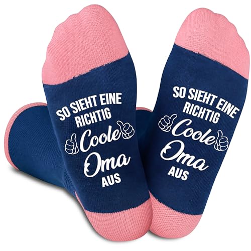 "Lustige rutschfeste Socken für Oma"