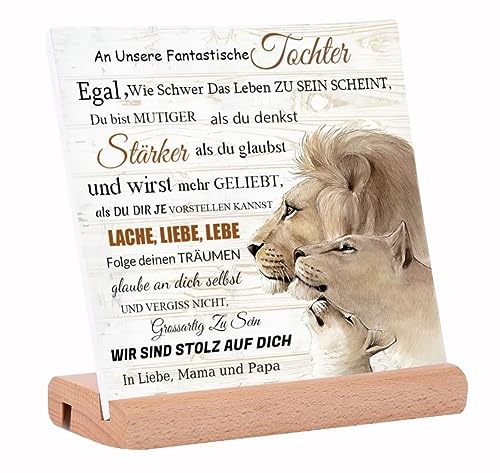 Handgemachtes Acrylschild für Tochter-Geschenk(__('●'))