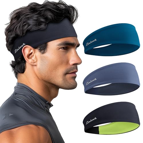 Elastisches Sport Stirnband - rutschfest & bequem