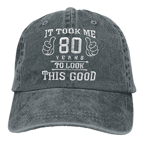 Vintage bestickte Baseballkappe: It Took Me 80 Years