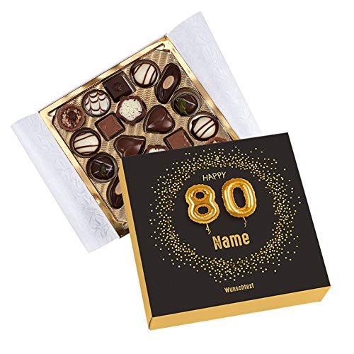 Lindt Pralinen für 80. Geburtstag personalisiert