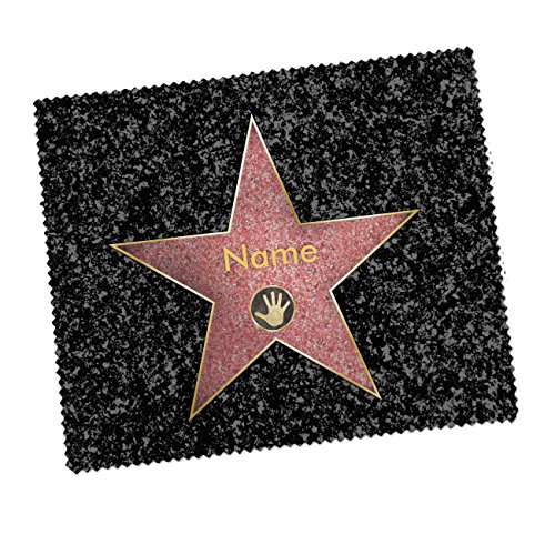 Walk of Fame Brillenputztuch mit Wunschnamen